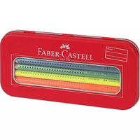 Faber-Castell Colouring Set - Jumbo Grip Bright Neon and Shiny Metallic | 110940 ,