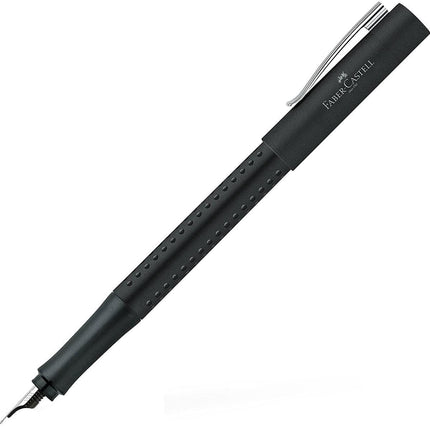 Faber-Castell Fountain Pen - Grip 2011 Classic Black Finish, Extra Fine Nib | 140994 ,