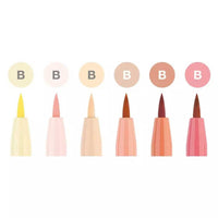 Faber-Castell Pen Brush - Pitt Artist India Ink Light Skin Tone, Wallet of 6 | 167162 ,