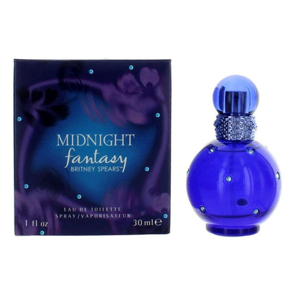 Fantasy Midnight by Britney Spears, 1 oz Eau De Toilette Spray for Women ,