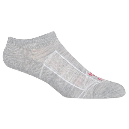 Farm to Feet Men's Socks - Greensboro Lowcut, Silver Heather | 8563-040-SH ,