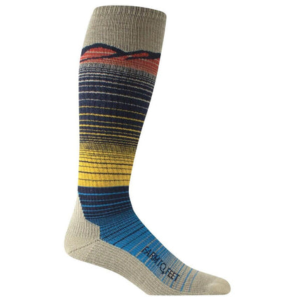 Farm to Feet Men's Socks - Hailey Lightweight Ski, Desert Tan, Medium | 9688-270-DT-M ,