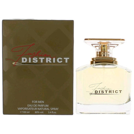 Fashion District by Fashion District, 3.4 oz Eau De Parfum Spray for Men ,