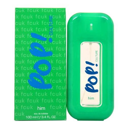 FCUK Pop Culture by French Connection, 3.4 oz Eau De Toilette Spray for Men ,