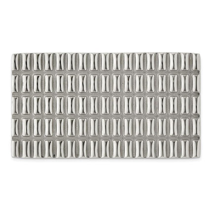 Stainless Steel Textured & Polished Money Clip ,