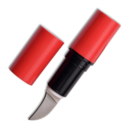 Femme Fatale Lipstick Knife - Fixed Fine Edge Drop Point Hawkbill Steel | FF-273RD ,