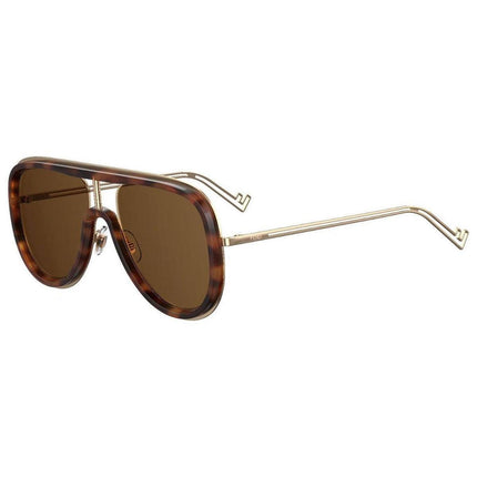 Fendi Men's Sunglasses - Brown Lens Metal Frame | FFM0068-S-0086-70-57-19-145 ,