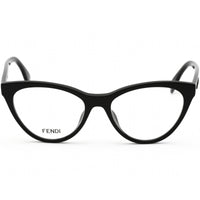 Fendi Women's Eyeglasses - Clear Lens Full Rim Black Cat Eye Frame | FE50017I 001 ,