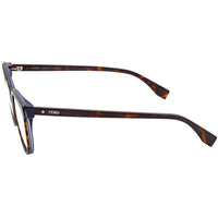 Fendi Women's Eyeglasses - Dark Havana Plastic Cat Eye Frame | FENDI FF0254 086 ,