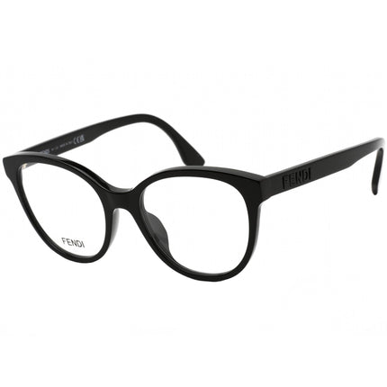 Fendi Women's Eyeglasses - Full Rim Black Cat Eye Shaped Plastic Frame | FE50024I 001 ,