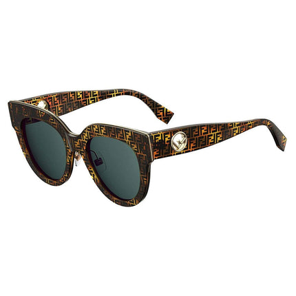 Fendi Women's Sunglasses - Blue Avio Lens Plastic Frame | FF0360-G-S-0H7P-KU-51-21-145 ,