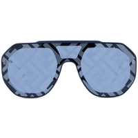 Fendi Women's Sunglasses - Blue with Logo Lens Acetate Aviator Frame | FE40006U 13X ,