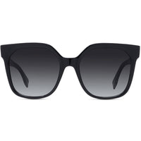 Fendi Women's Sunglasses - Full Rim Black Plastic Cat Eye Shape Frame | FE40008U 01A ,