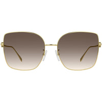Fendi Women's Sunglasses - Gradient Lens Full Rim Gold Square Frame | FE40013U 30F ,