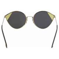 Fendi Women's Sunglasses - Grey Blue Lens Metal Frame | FF0341S-02F7-IR-60-22-140 ,