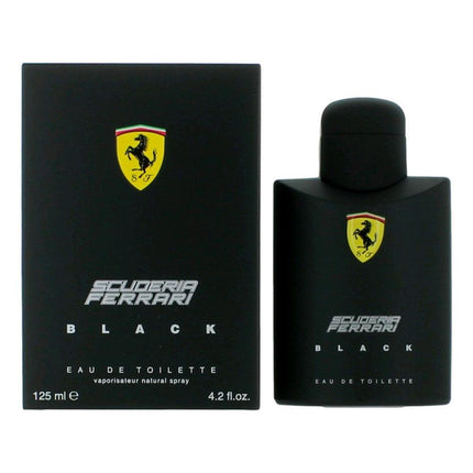 Ferrari Black by Scuderia Ferrari, 4.2 oz Eau De Toilette Spray for Men ,