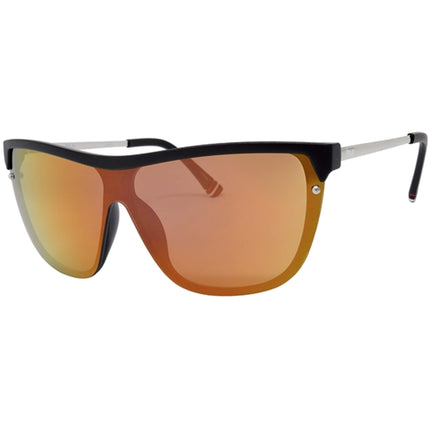 Fila Men's Sunglasses - Matt Black Plastic Rectangular Frame | FILA SF9343 U28V ,