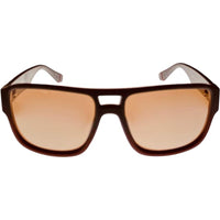 Fila Men's Sunglasses - Matt Grey Burgundy Rectangular Frame | FILA SF9344 2ASX ,