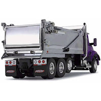 First Gear Day Cab - Kenworth T880 with Rogue Dump Body Truck Purple and Chrome ,