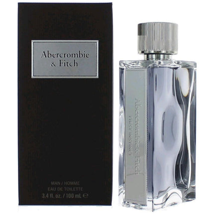 First Instinct by Abercrombie & Fitch, 3.4 oz Eau De Toilette Spray for Men ,