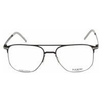 Flexon Men's Eyeglasses - Dark Gunmetal Full Rim Frame Clear Lens | FLEXON B2004 034 ,