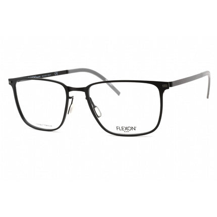 Flexon Men's Eyeglasses - Full Rim Black Metal Rectangular Frame | FLEXON B2025 001 ,