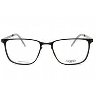 Flexon Men's Eyeglasses - Full Rim Black Metal Rectangular Frame | FLEXON B2025 001 ,