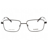 Flexon Men's Eyeglasses - Full Rim Black Metal Rectangular Frame | FLEXON H6058 001 ,