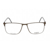Flexon Men's Eyeglasses - Full Rim Gunmetal Metal Rectangular Frame | FLEXON B2077 033 ,