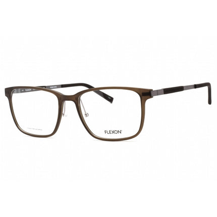 Flexon Men's Eyeglasses - Full Rim Matte Grey Crystal Metal Frame | FLEXON EP8004 020 ,