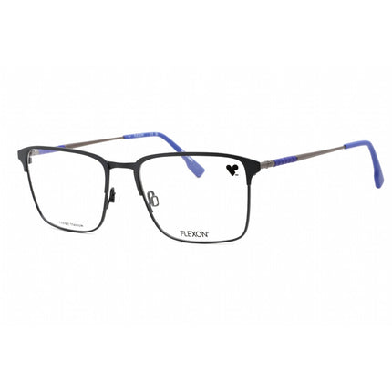 Flexon Men's Eyeglasses - Full Rim Matte Navy Rectangular Frame | FLEXON E1131 413 ,