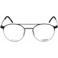 Flexon Men's Eyeglasses - Gunmetal Full Rim Round Aviator Frame | FLEXON B2003 033 ,
