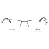 Flexon Men's Eyeglasses - Matte Gunmetal Metal Rectangular Frame | FLEXON E1127 073 ,