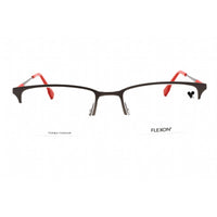 Flexon Men's Eyeglasses - Matte Gunmetal Metal Rectangular Frame | FLEXON E1130 072 ,