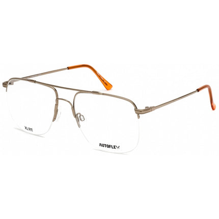 Flexon Unisex Eyeglasses - Half Rim Gep Gold Metal Aviator Frame | AUTOFLEX 17 840 ,