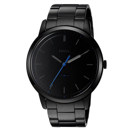 Fossil FS5308 The Minimalist Men's Slim Black Bracelet Watch ,