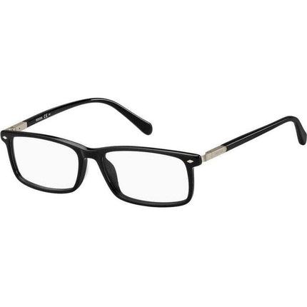 Fossil Men's Eyeglasses - Black Plastic Rectangular Frame | FOSSIL FOS 7067 807 ,