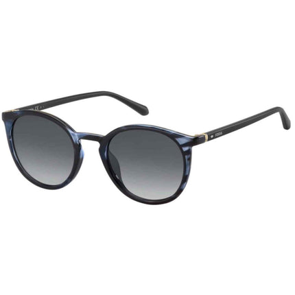 Fossil Unisex Sunglasses - Blue Horn Plastic Cat Eye Frame | FOSSIL FOS 3092/S S ,