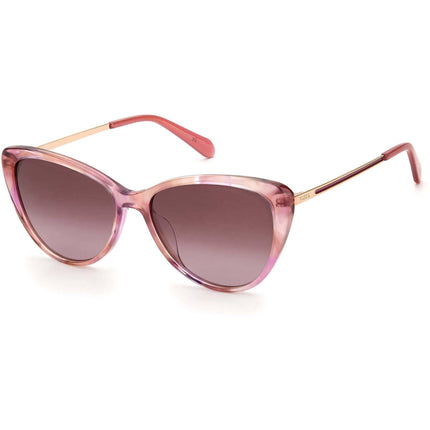 Fossil Unisex Sunglasses - Raspberry Plastic Cat Eye Frame | FOSSIL FOS 2114/G/S S ,
