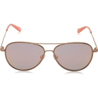 Fossil Unisex Sunglasses - Red Gold Metal Full Rim Pilot Frame | FOSSIL FOS 2096/G/S S ,