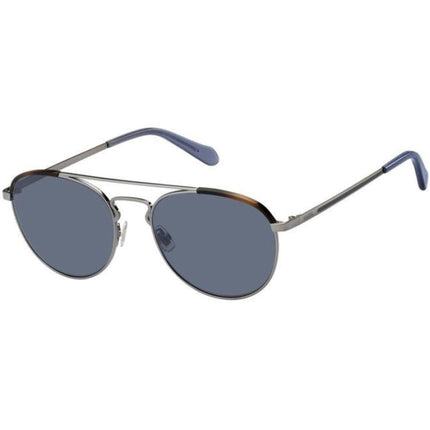 Fossil Unisex Sunglasses - Ruthenium Brown Metal Pilot Frame | FOSSIL FOS 2105/G/S S ,