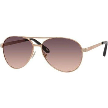 Fossil Women's Sunglasses - Rose Gold/Black Aviator Frame | FOSSIL FOS 3051/S 0AU2/WC ,