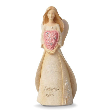 Foundations Love You More Mini Angel Figurine ,