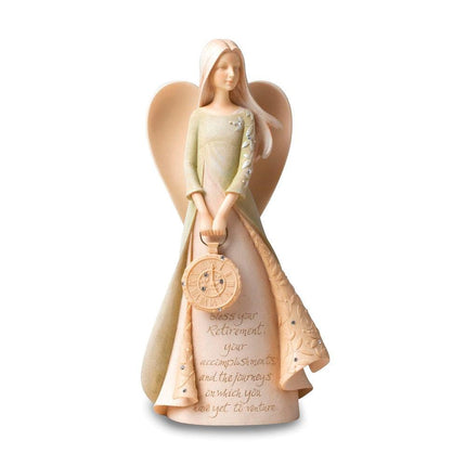 Foundations Retirement Angel Figurine ,