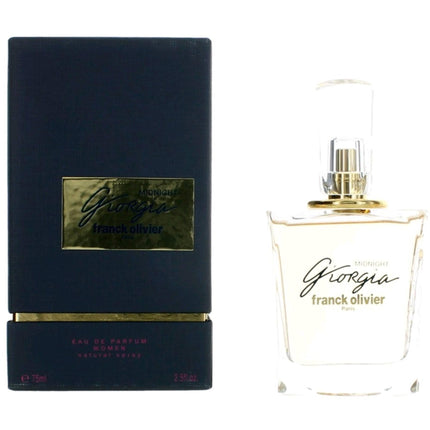 Franck Olivier Women's Eau De Parfum Spray - Giorgia Midnight World of Elegance, 2.5oz ,