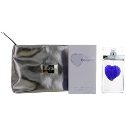 Franck Olivier Women's EDP Spray and Pouch Gift Set - Passion Captivating, 2 Piece ,