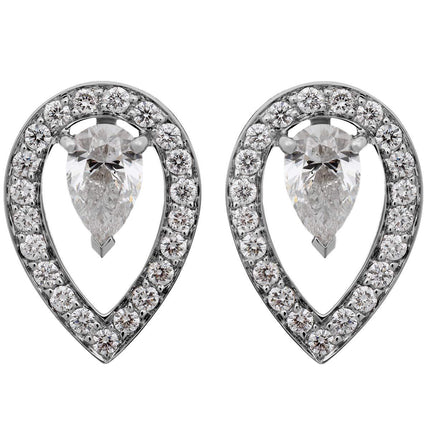 Fred of Paris Women's Earrings - Lovelight 18K White Gold Diamond | 8B0260-000 ,