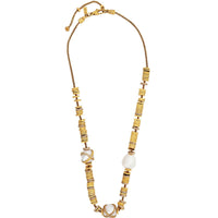 Fred of Paris Women's Necklace - Baie De Anges 18K Yellow Gold Diamond | 7J0258-000 ,