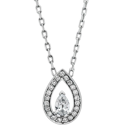 Fred of Paris Women's Pendant Necklace - Lovelight White Gold Diamond | 3B0268-000 ,