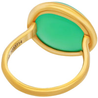 Fred of Paris Women's Ring - Belles Rives Chrysoprase Gem, Size 3.75 | 4B0810-046 ,